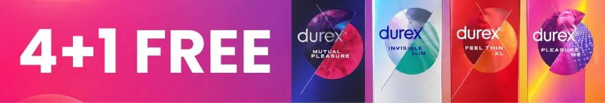 Durex condom deal: buy 4 get 1 free – Lovesexshop.co.uk sex shop