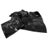 Black Vinyl Bedding Set - 135x200cm