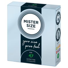 Mister Size Thin Condom - 47mm (Pack of 3)