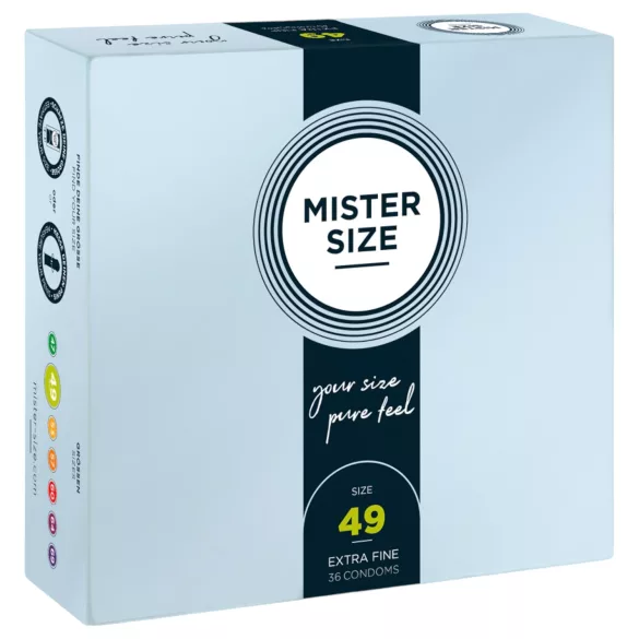 Mister Size Ultra-Thin Condoms - 49mm (Pack of 36)