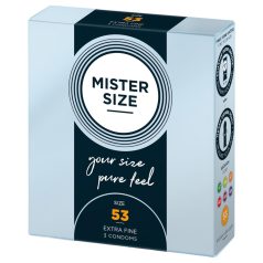 Mister Size Ultra-Thin Condoms - 53mm (3 Pack)