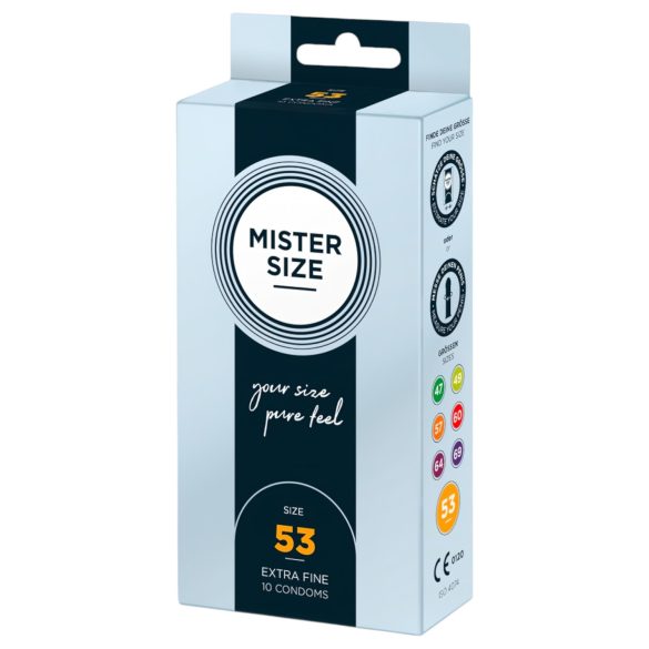 Mister Size Thin Condoms - 53mm (Pack of 10)
