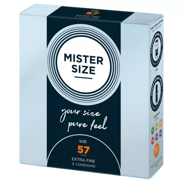 Mister Size Thin Condoms - 57mm (3-pack)