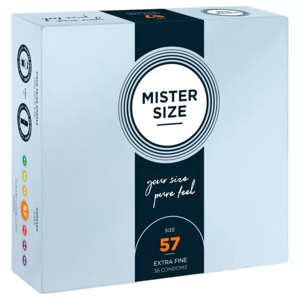 Mister Size Ultra-Thin Condoms - 57mm (Pack of 36)