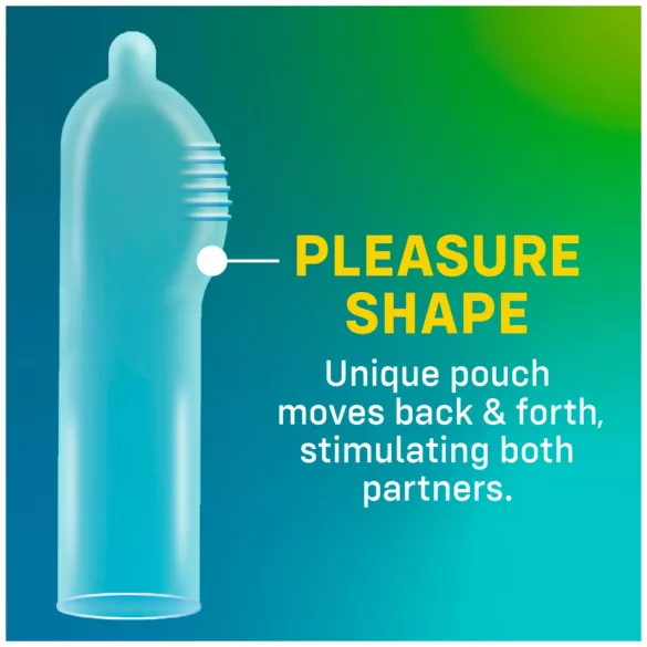 ONE Pleasure Plus - Ribbed Condoms (12 Pack)