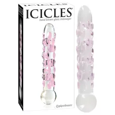 Icicles No. 7 - Beaded Glass Dildo