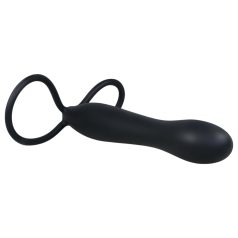 You2Toys - Black Special Anal Dildo & Cock Ring Combo