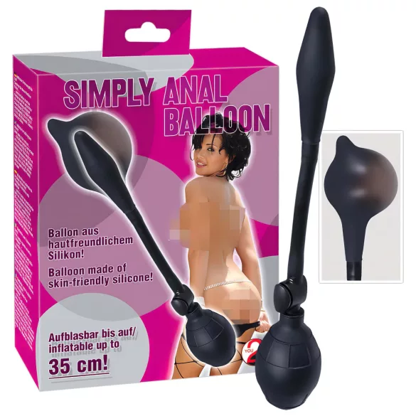 You2Toys - Inflatable Anal Dildo (Black)