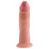 King Cock 9" Suction Cup Realistic Dildo (9") - Natural