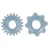 You2Toys - Duo Penis Rings (Clear Blue)