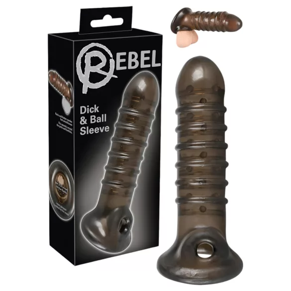 Rebel - Ribbed Pleasure Sleeve (Gray)