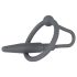 Silicone Glans Ring with Tapered Dilator (Grey)