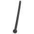 Hollow Silicone Urethral Dilator for Water Sports Play - Black