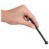Hollow Silicone Urethral Dilator for Water Sports Play - Black