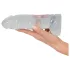 Crystal Clear Big Dong - jelly giant dildo (21.5 cm)