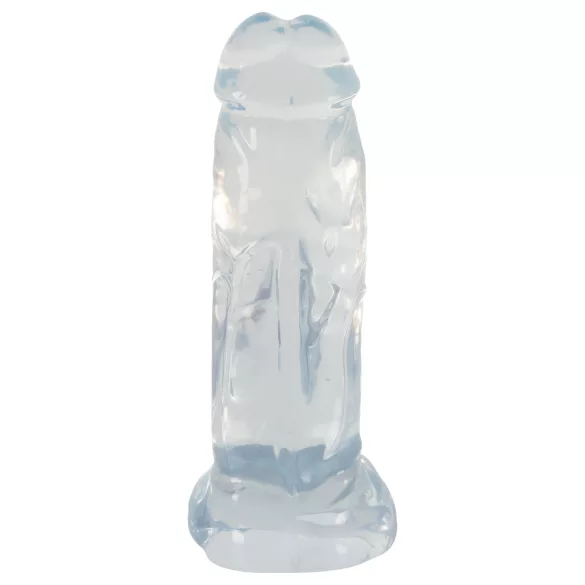 Crystal Clear Big Dong - jelly giant dildo (21.5 cm)