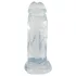 Crystal Clear Big Dong - jelly giant dildo (21.5 cm)