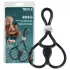 You2Toys - Triple Adjustable Penis & Testicle Ring (Black)