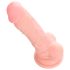 Medical-Grade Silicone Dildo (18cm) - Natural