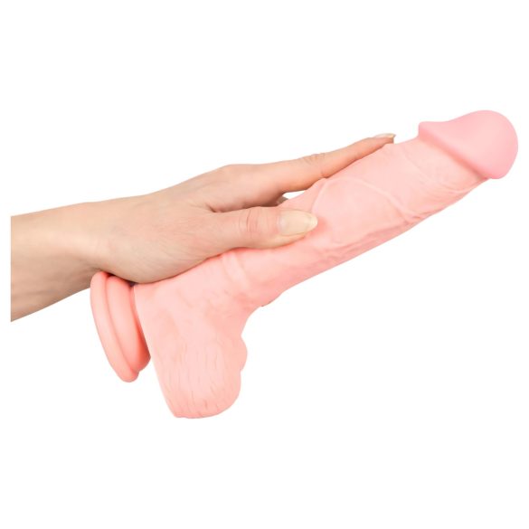 Medical-Grade Silicone Dildo (24cm) - Natural