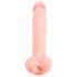 Medical-Grade Silicone Dildo (24cm) - Natural