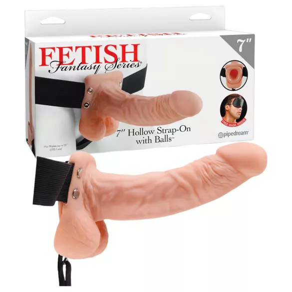 Pipedream - Fetish Strap-On 7 - strap-on dildo (flesh-coloured)