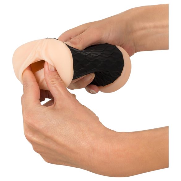 Nature Skin - Real Feel Masturbator for Him (Natural-Black)