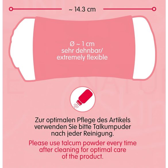 Nature Skin - Real Feel Masturbator for Him (Natural-Black)