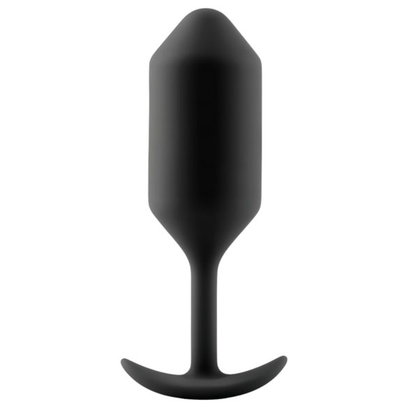B-Vibe Snug Plug 3 - Dual Weighted Anal Plug (180g) - Black