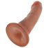 King Cock 6" Dildo (15 cm) - Brown