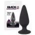 Black Velvets Heavy - 75 g Anal Plug (Black)