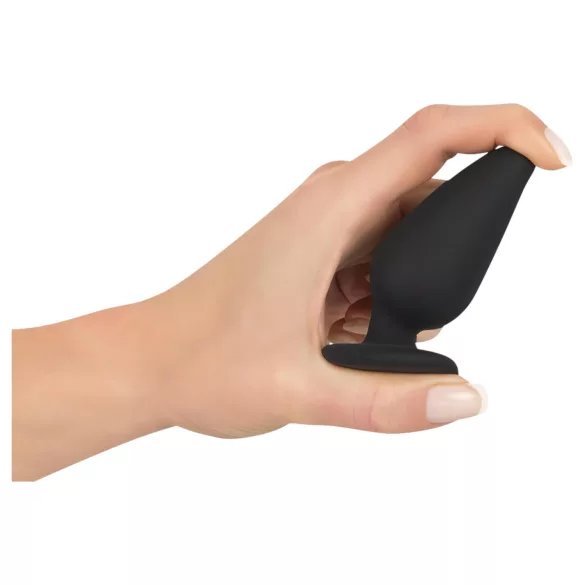 Black Velvets Heavy - 75 g Anal Plug (Black)