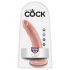 King Cock 7" Dildo (18 cm) - Natural