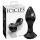 Icicles No. 78 - Sleek Black Glass Anal Plug