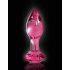 Icicles No. 79 - Pink Glass Tapered Anal Plug