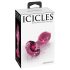 Icicles No. 79 - Pink Glass Tapered Anal Plug
