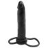 Double Trouble Strap-On Anal Dildo (Black)