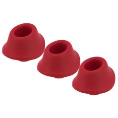 Womanizer Premium M Replacement Suction Set - Red (3 pieces)
