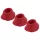 Womanizer Premium M Replacement Suction Set - Red (3 pieces)