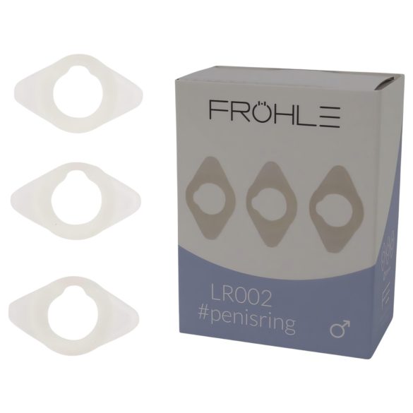 Fröhle LR002 (2.1cm) - Medical Penis Ring Set (3 Pieces)