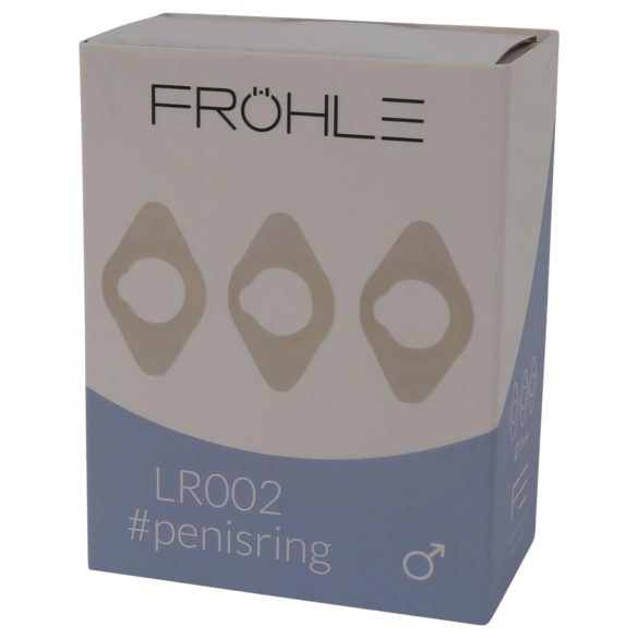 Fröhle LR002 (2.1cm) - Medical Penis Ring Set (3 Pieces)
