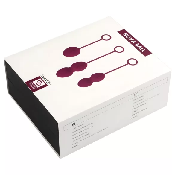Svakom Nova - 3-Piece Kegel Ball Set (Purple)