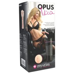 Mystim OPUS Mica - Realistic Stroker (Natural-Black)