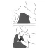 You2Toys Love Cushion - Inflatable Black Romance Pillow Set