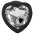 You2Toys Gemstone Anal Plug - Black with White Gem