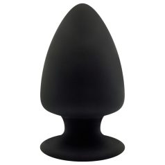 Silexd M - Flexible Anal Plug - 11cm (Black)