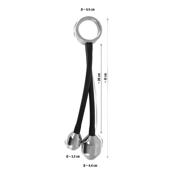 You2Toys Heavy Gear - Weighted Anal Ring (Black)