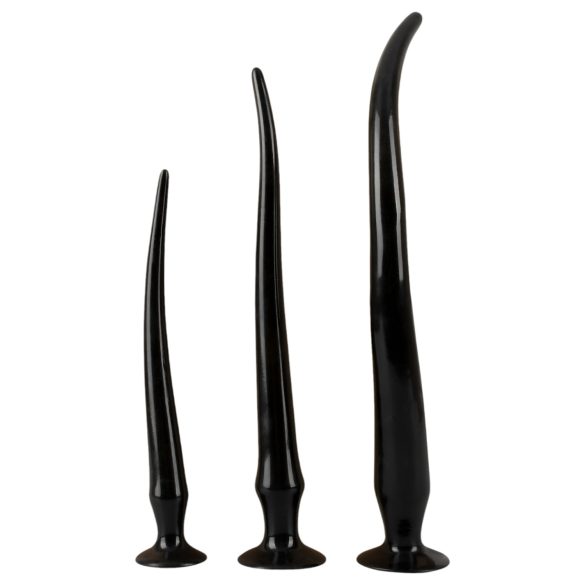 You2Toys - Extra Long Anal Plug Set (3 Pieces) - Black