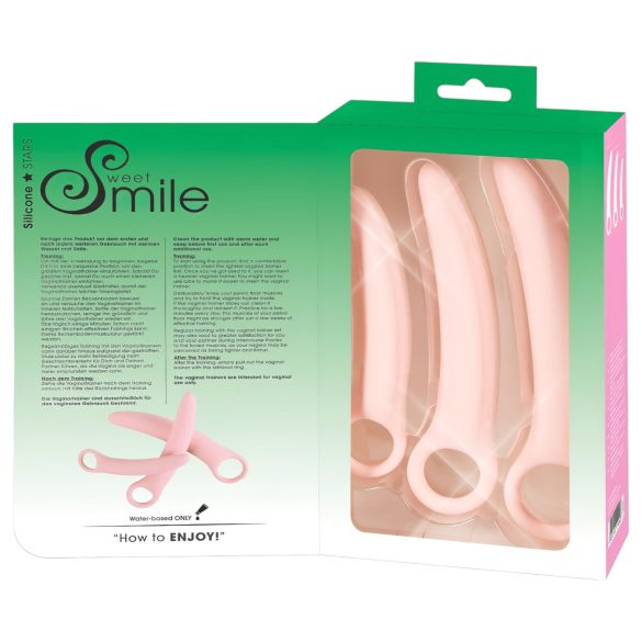 SMILE - Vaginal Trainers Set - Pink (3-Piece)