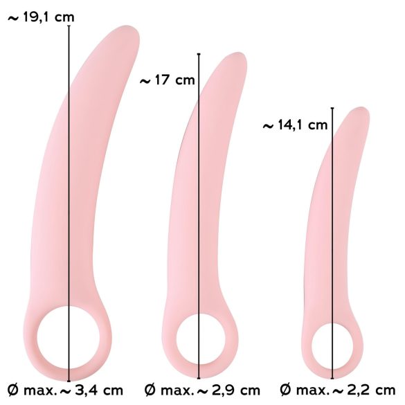 SMILE - Vaginal Trainers Set - Pink (3-Piece)